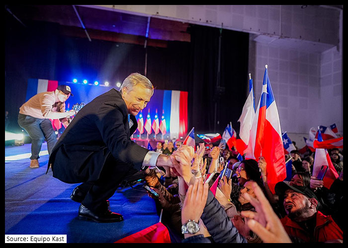 RTTNews's tweet image. Far-Right Jose Kast Elected As Chile's President dlvr.it/TPqb1M #JoseKast #ChileanElection #FarRight #ChilePolitics #ElectionResults