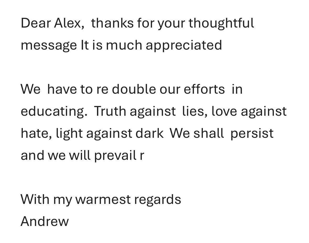 akisok15's tweet photo. Important words from. Holocaust survivor from Australia !                    https://t.co/DICMlbm6J0 https://t.co/yQlHhjz4kQ