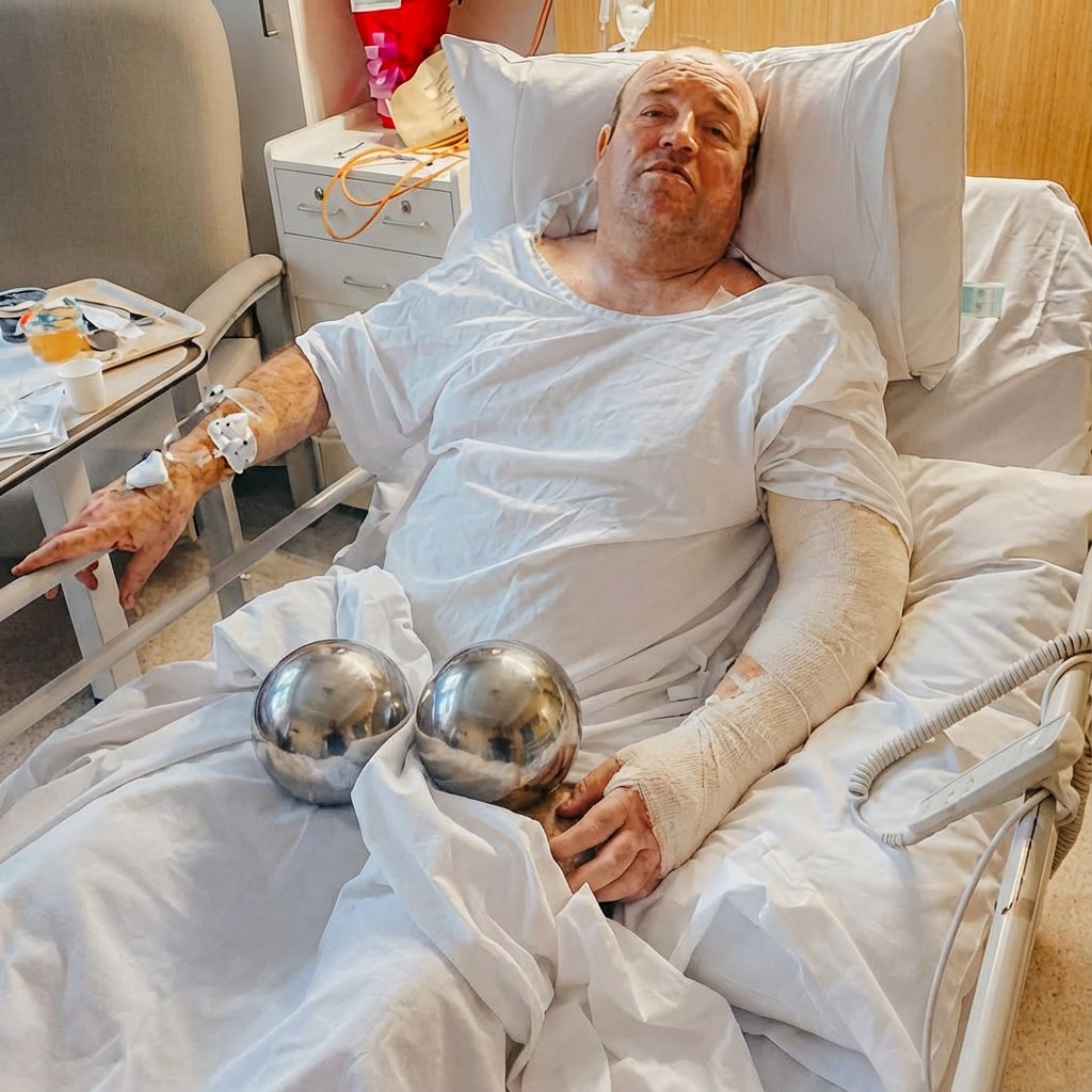 Latest photo of Ahmed recovering in the hospital