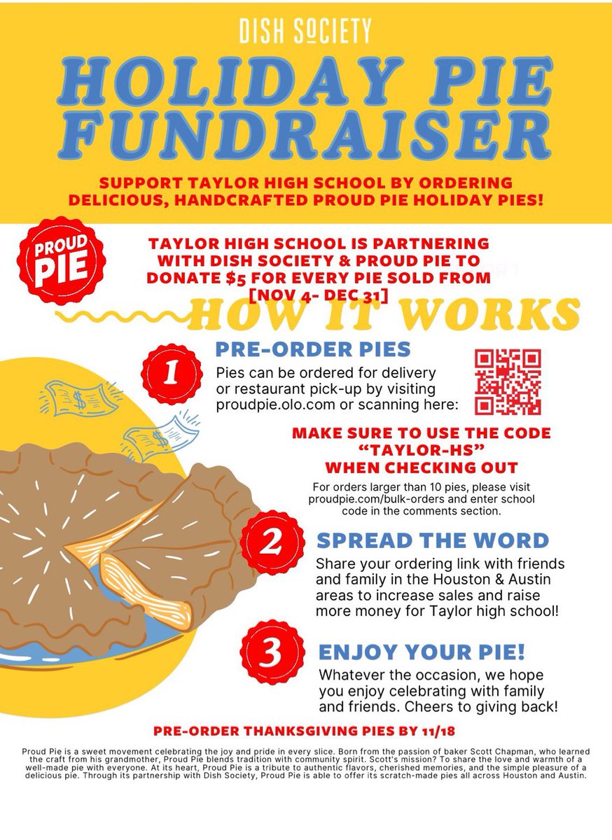 Santa really wants pie! 🎅🏻 🥧 🐎 Support the Mustangs — one slice at a time! Preorder your pie and use Taylor-HS to benefit the <a href="/taylor_mustangs/">Taylor Athletics (Katy ISD)</a>