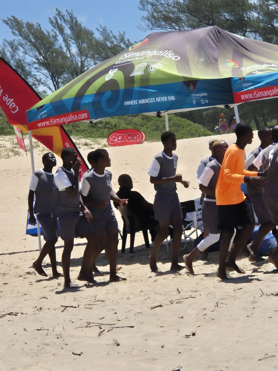 iSimangalisoZA's tweet photo. Fun was had at Jabula beach today.
 We appreciate everyone who  showed up to help keep iSimangaliso shoreline clean and safe and all who participated in beach sports and water activities. iSimangaliso is indeed a Park for the people.
#SWIMASAFE #iSimangaliso https://t.co/vGOaHpuJs3