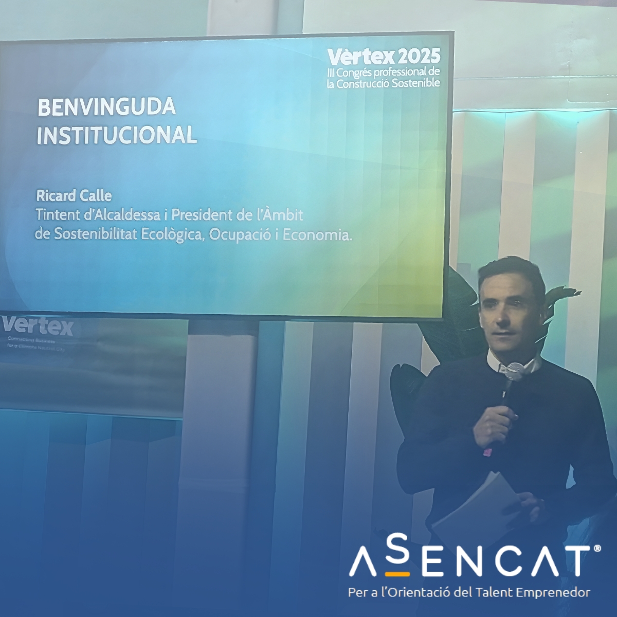 ASENCAT's tweet photo. Els dies 20 i 21/11/2025 Viladecans va acollir el III Congrés Vèrtex. ASENCAT hi va ser a la presentació de Ricard Calle i agraïm la feina de totes les entitats.
Demana mentoria: https://t.co/5QgdpleejY
Col·labora amb nosaltres: https://t.co/8mLMHM9vaV
#ASENCAT #CongrésVèrtex https://t.co/8dz07H4e5L