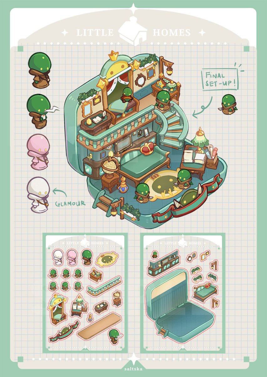 ✨New merch series debute part II!✨

The tonberry housing will be the first of the little homes scene stickers for the housing enthusiasts! 

#ffxiv #ffxivArt