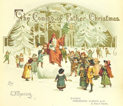The Legend of Santa Claus (part 1) bit.ly/4599Tme #Christmas #Santa
Illustration: frontispiece from “The Coming of Father Christmas” by Eliza F. Manning, 1894. Credit: The British Library; Wikimedia Commons.