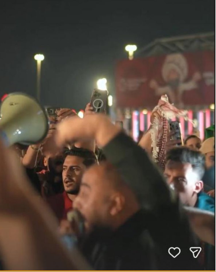 ولي العهد ينشر رسالة تحفيزية للجماهير الأردنية قبل مباراة النشامى ضد السعودية 