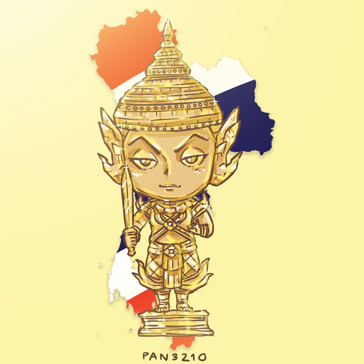 pan3210's tweet photo. พระสยามเทวาธิราช 
เทพผู้พิทักษ์รักษาประเทศสยาม (ประเทศไทย)

ครับ https://t.co/QyOfujOobv