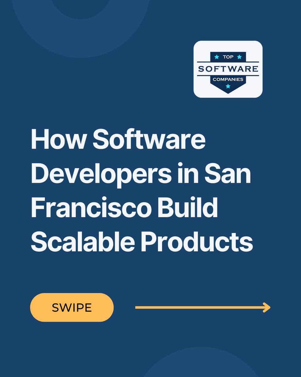 topsoftwarefirm's tweet image. How Software Developers in San Francisco Build Scalable Products

Using cloud-first architecture, agile workflows, and performance optimization to build software ready for rapid growth.

#SoftwareDevelopers #SanFranciscoTech #ScalableProducts #SoftwareDevelopment
#TechInnovation