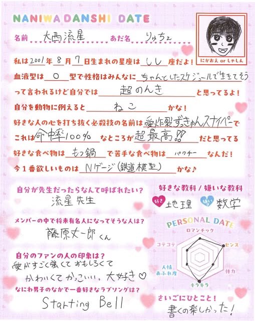 【専用】大西流星推しです!!プロフ必見 専用】大西流星推しです!!プロフ必見 様専用