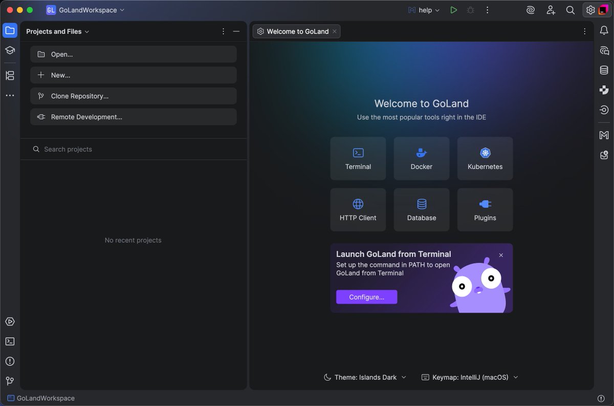 GoLandIDE's tweet image. Starting with the 2025.3 release, Islands is now the default theme in GoLand 🏝️.

It features distinct tabs, improved contrast, and clear separation between working areas to help you stay focused and code comfortably.

#NewInGoLand