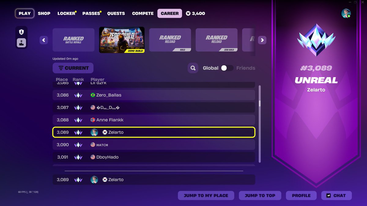 Unreal in <a href="/Fortnite/">Fortnite</a> Zero Build