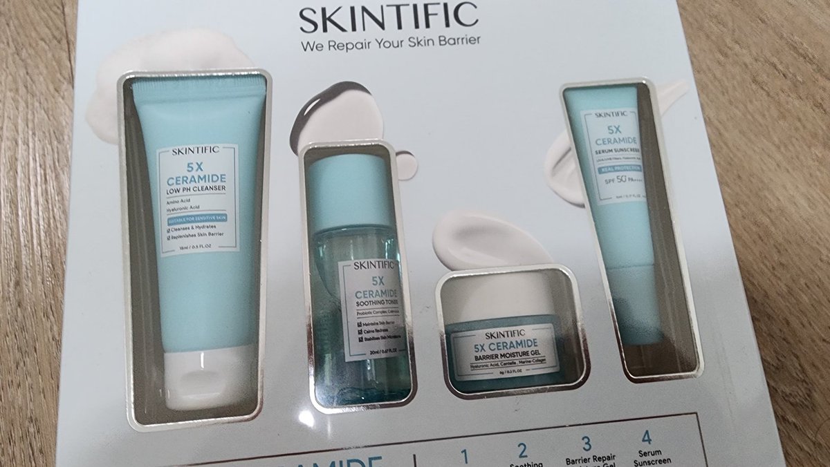 nettyselection's tweet image. #skintific 5x #caramide ...มีหลุด 3เซตนะคะ 😅 ตอนนี้ให้ราคาที่เซตละ 370รวมส่งค่ะ !! สนใจทักได้เลยนะคะ 
#รีวิว #รีวิวสกินแคร์