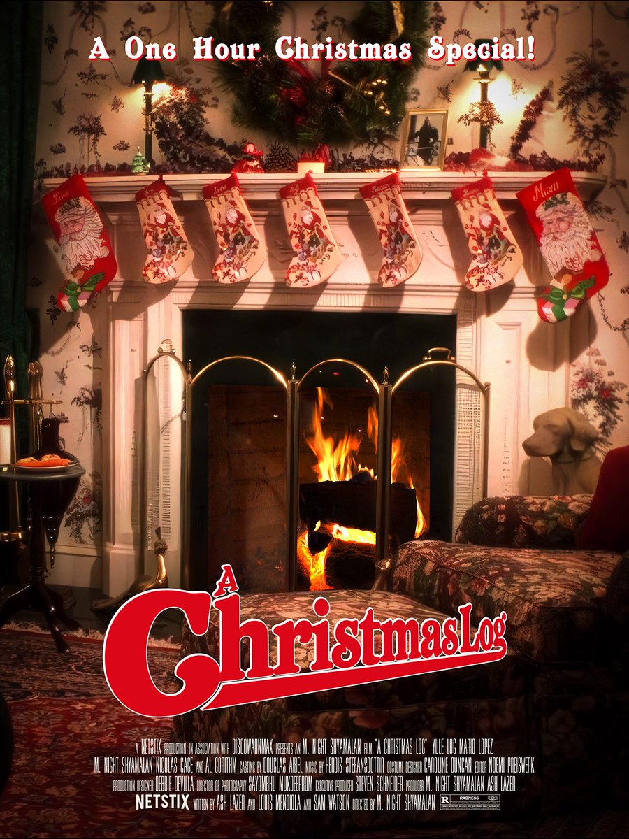 loudmendiola's tweet image. What started off as a dumb joke poking fun at log burning Xmas content has now snowballed into something grotesquely cute and fun… just like Xmas itself! 

Writing this with @AshLazerWrites and @sambwrite has been sooo much fun; hopefully it brings you joy too! Link in my bio 😘