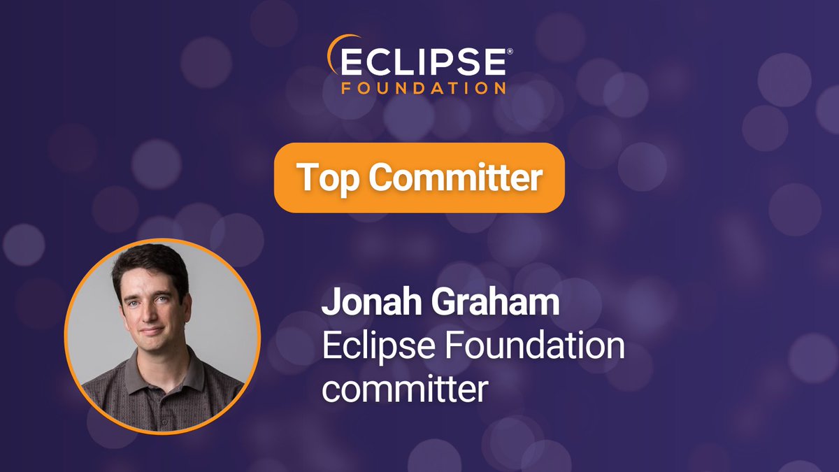 EclipseJavaIDE's tweet image. Today we’re celebrating Jonah Graham, a dedicated #EclipseFdn committer since 2014.

His educational contributions, like the CDT 12.0 New &amp;amp; Noteworthy video, help developers grow and innovate: hubs.la/Q03QKn3T0