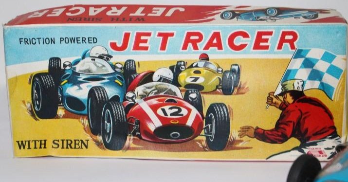 FullCoSevilla's tweet photo. Coche de carreras Jet Racer nº31. Años 60. Made in japan.
#VintageToys #AntiqueToys #RetroToys #ToyCollector #VintageToy #OldToys #TinToys #ToyCollection https://t.co/ms7cgSLOpA