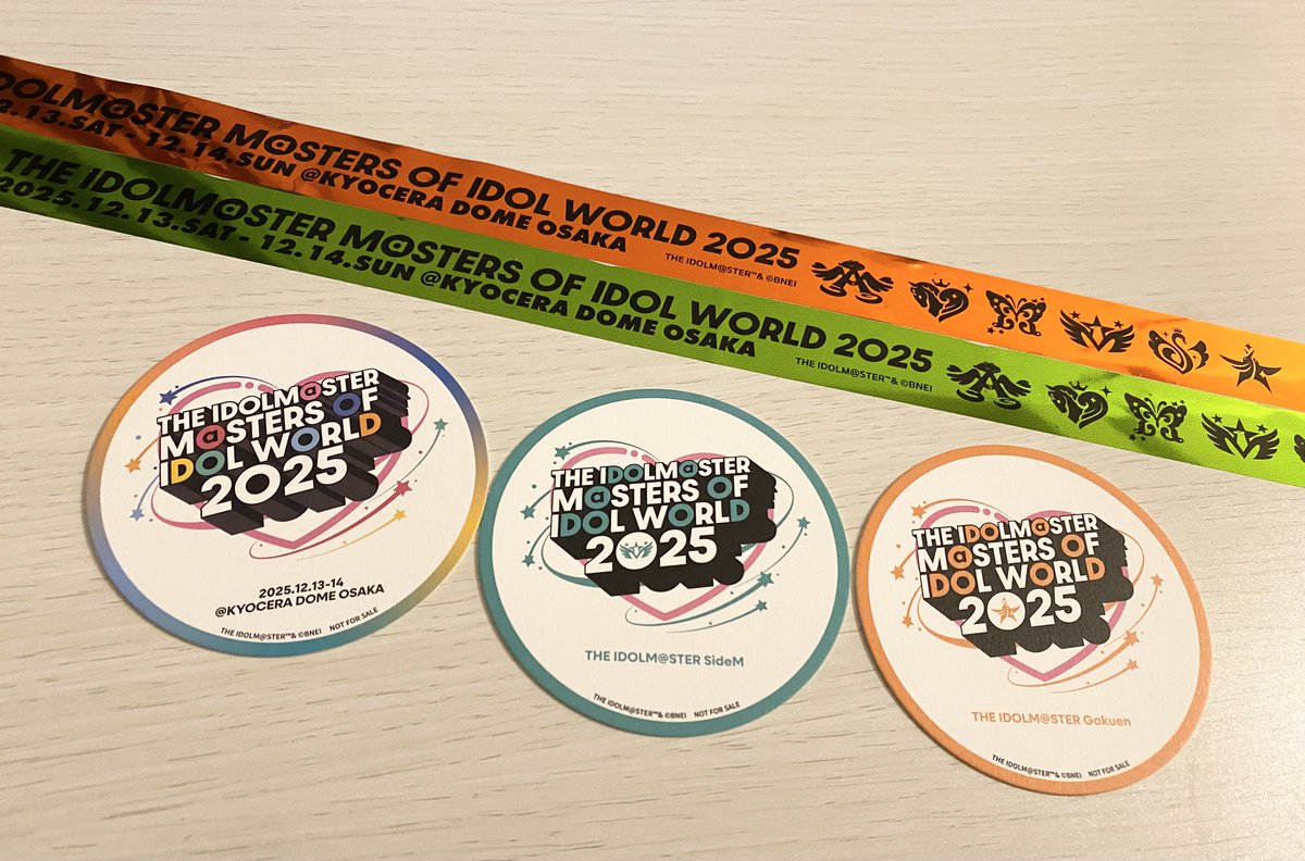 特典と銀テはSideMと学マス、あと集合