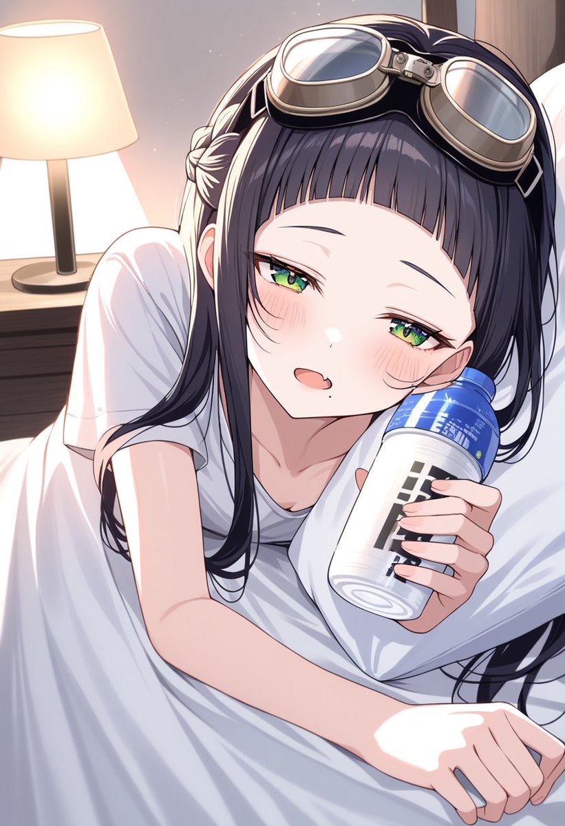 (᎑ ᎑).zzZオーダーお休み中 おやすみなさい。Zzz…(¦3[···]) #AIイラスト #Days_AI