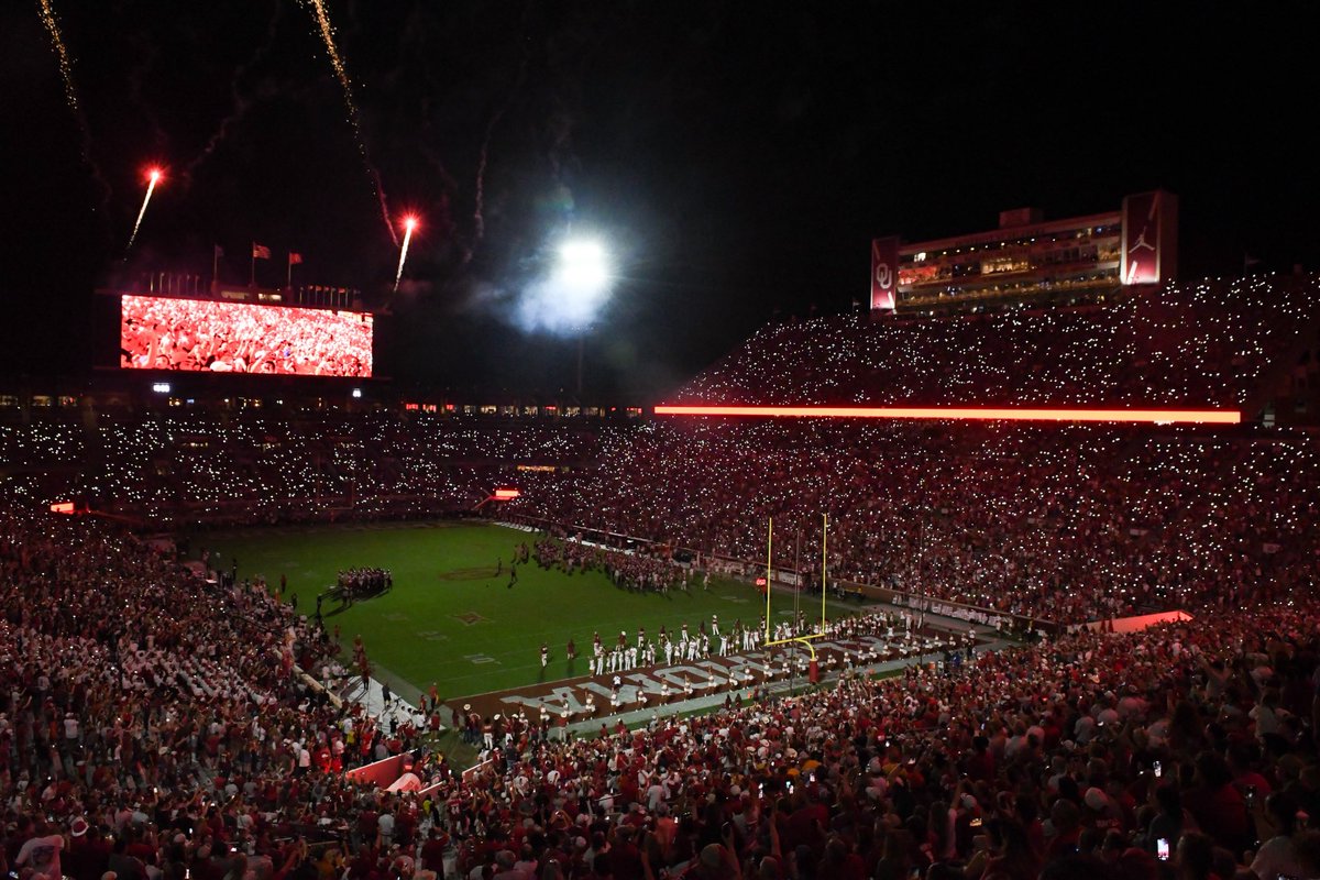 KREFsports's tweet photo. Win or go home. Primetime on Friday night. Under the lights.

Make it the GREATEST environment we’ve ever seen in Norman. https://t.co/C0xg84dCAp