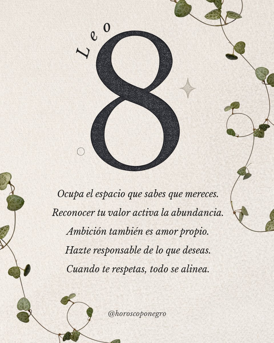 leo_hnegro's tweet photo. Leo, este será tu número de la suerte en 2026 ✨ https://t.co/jqzrKPKTJC