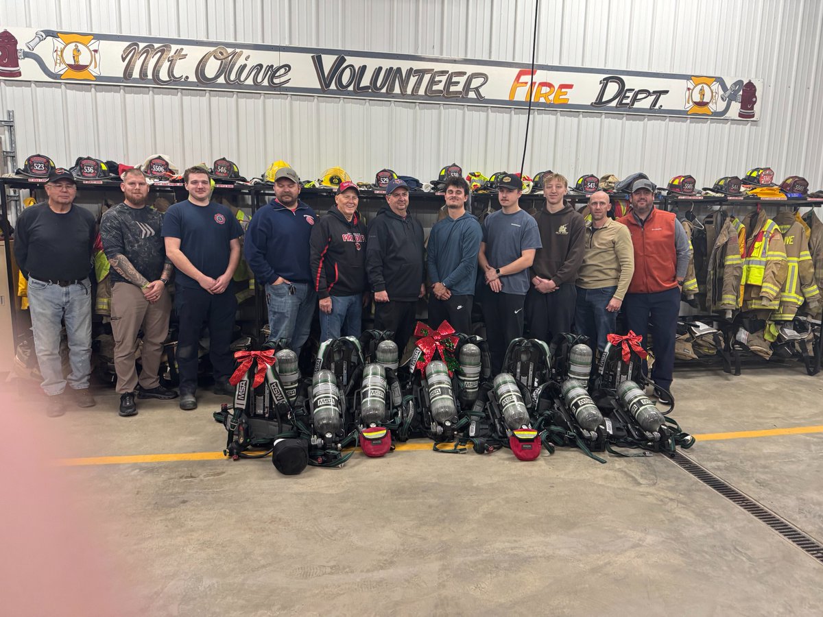 Sentinel_EmgSol's tweet image. Congratulations to Mt. Olive Volunteer Fire Department on the delivery of their new MSA Fire G1 SCBAs!
Thank you for choosing Sentinel Emergency Solutions!