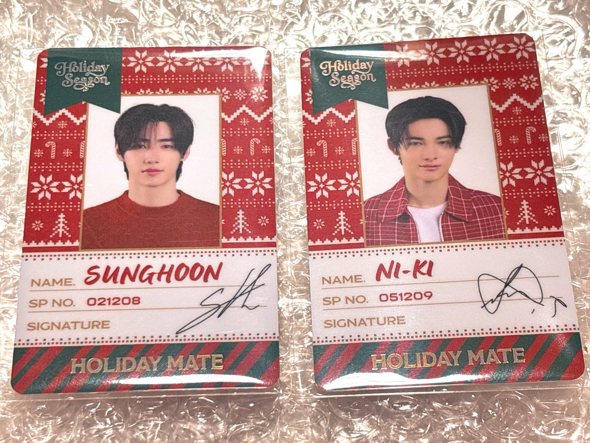 ENHYPEN WORLD SPカード 交換 【譲】ソンフン・ニキ 【求】同種ソヌ QR