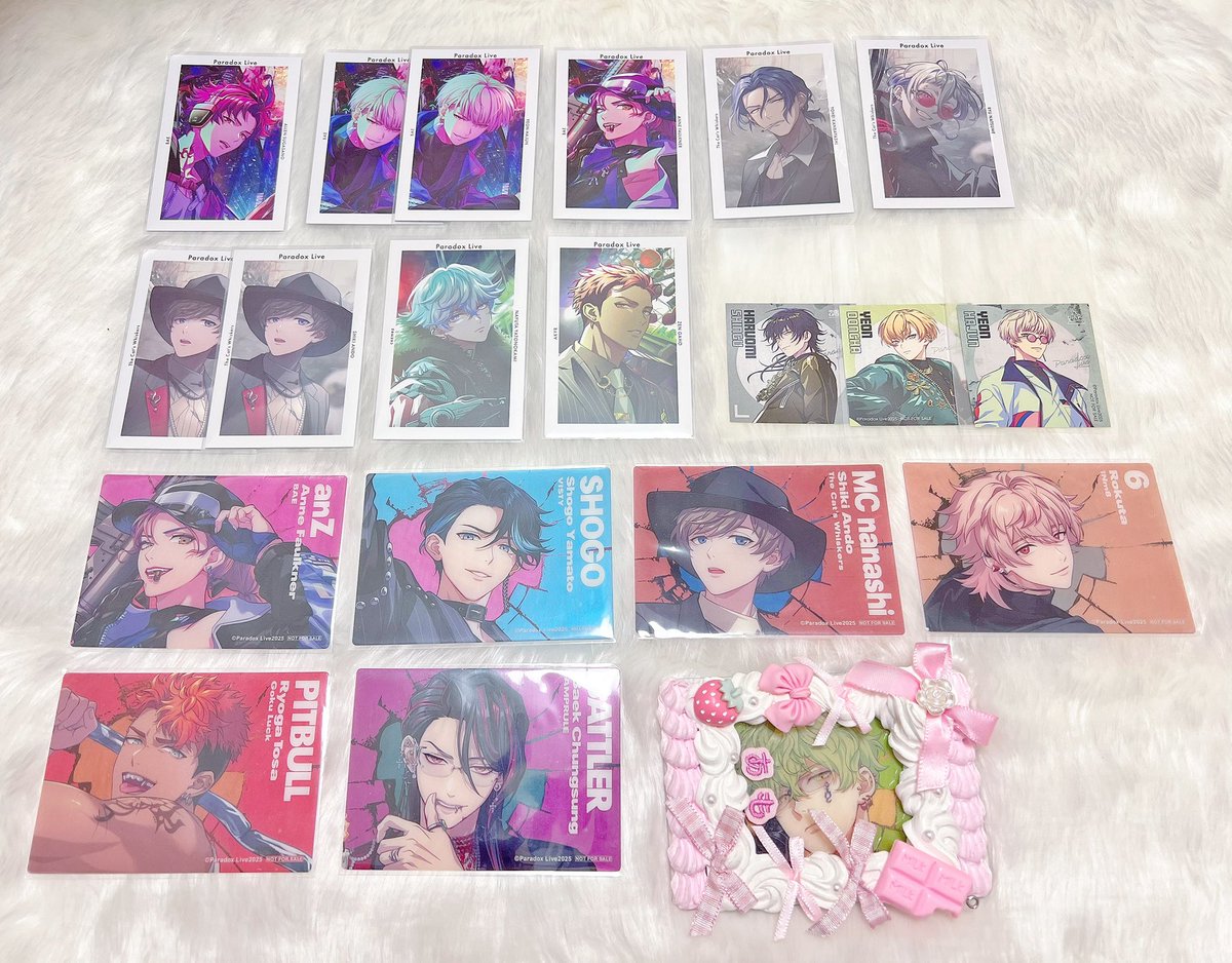 𓊆交換𓊇Paradox Live パラライ 6th Gプリ 6周年 マルイ 特典クリア