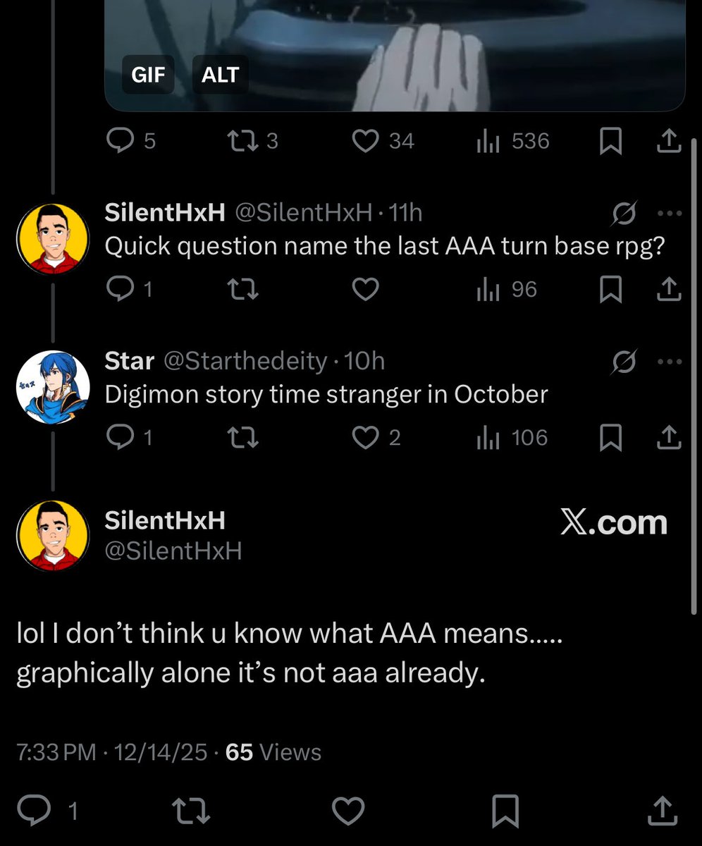 Lowcci's tweet image. I’m fucking crying dawg 😭 bro proved it in record time 😂😂😂 

Final Fantasy and JRPG “fans” are THEE worst I swear.