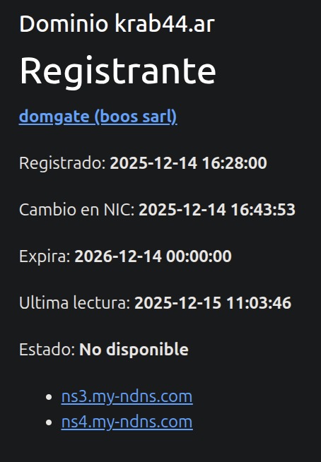 Ayer se registraron todos estos dominios consecutivos.
¿Explicaciones?