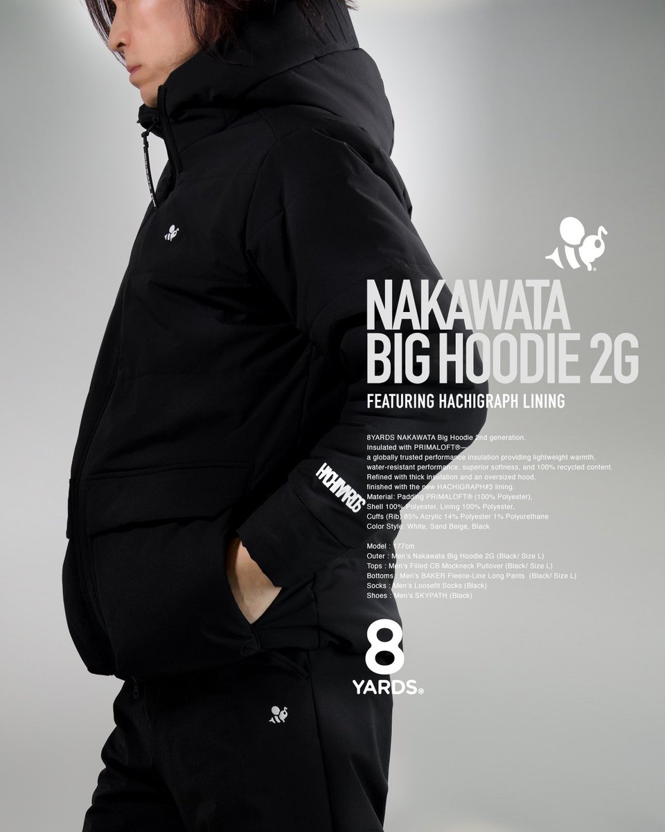 Nakawata Big Hoodie 2G .今季大トリの主役は「NAKAWATA BIG HOODIE 2G