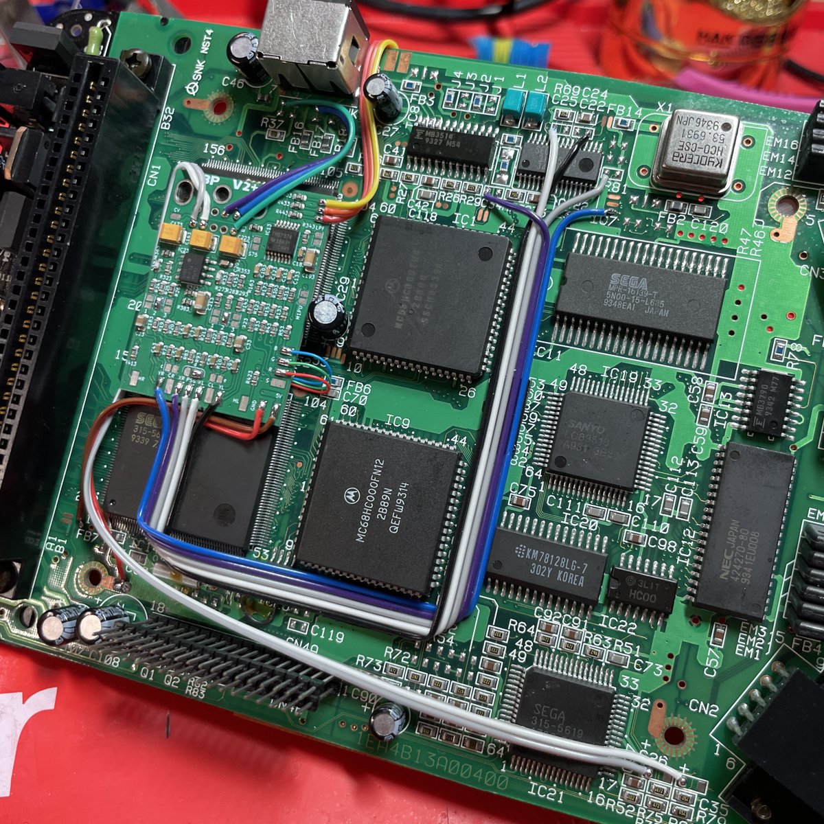 kazuページ Order 6592 Complete! Customer sent in a Sega CDX for a @zaxour
