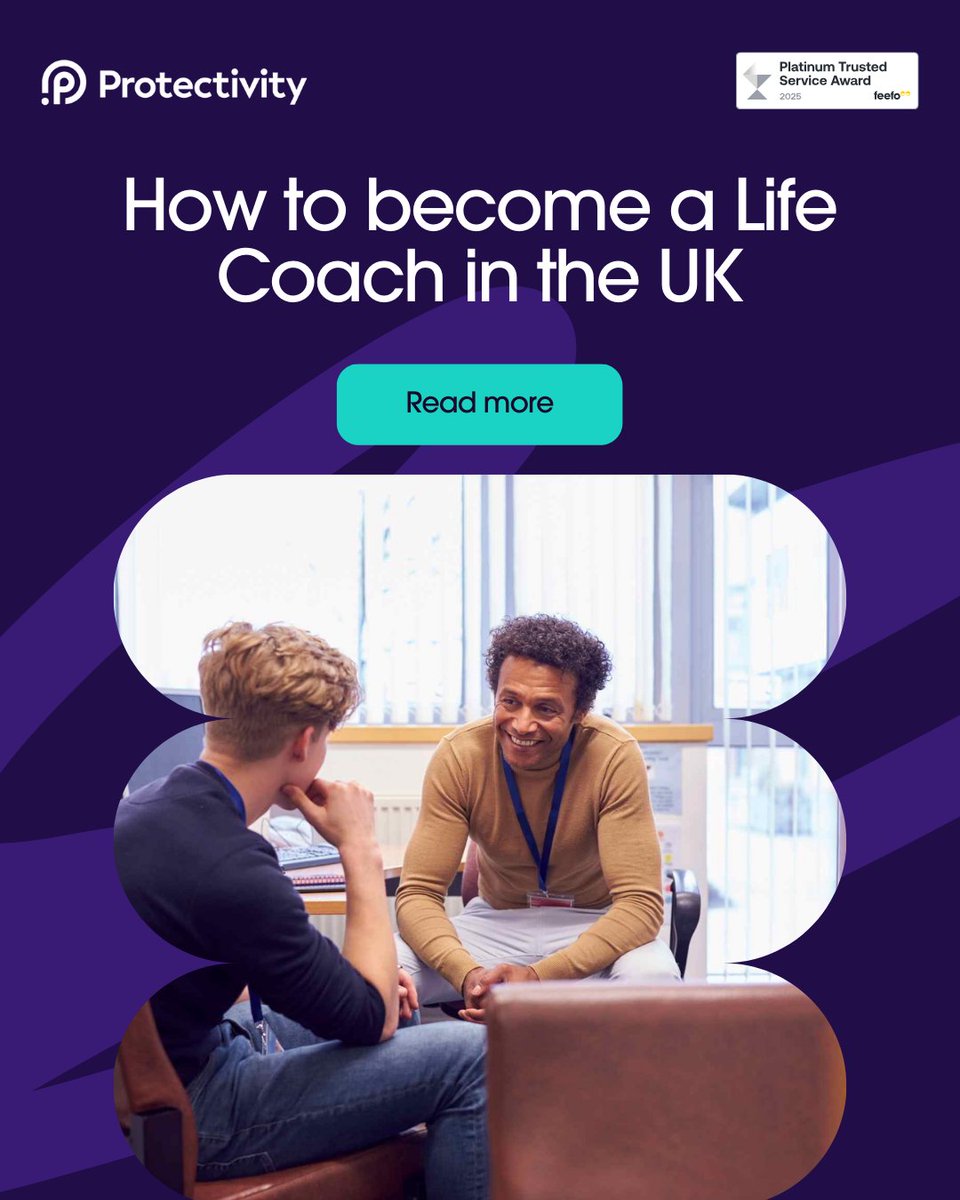 Protectivity's tweet image. Thinking about helping others unlock their potential? Our guide walks you through what life coaching really is and how to start your coaching journey in the UK —   from skills and training to setting up your own business

protectivity.com/knowledge-cent…