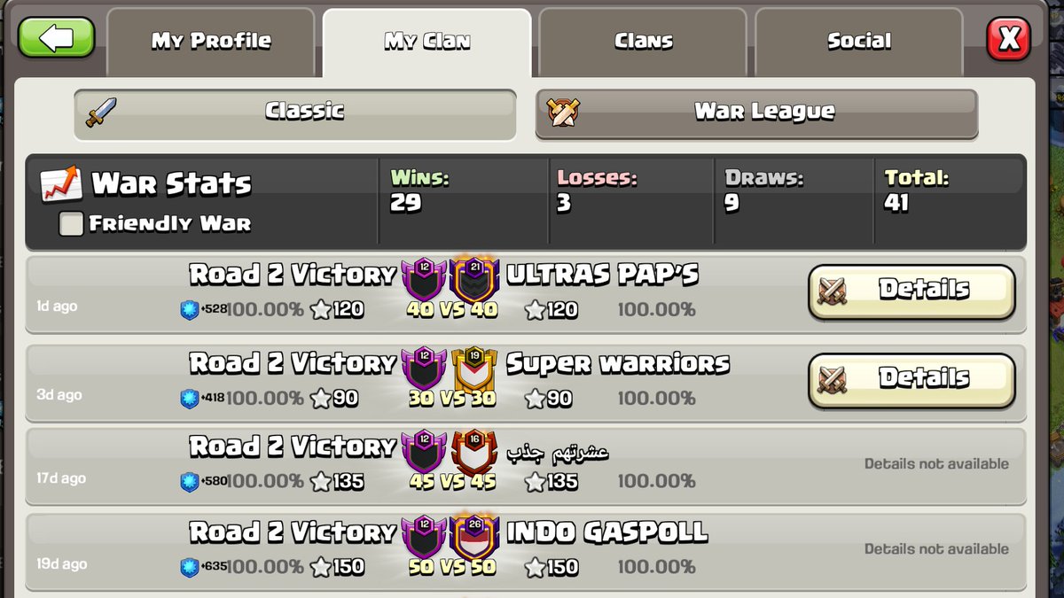 Mixed wars are dying too <a href="/ClashofClans/">Clash of Clans</a> 😴