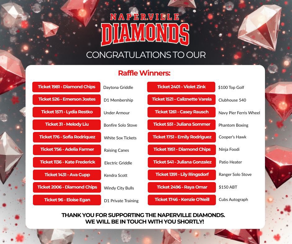 Naperville Diamonds tweet media