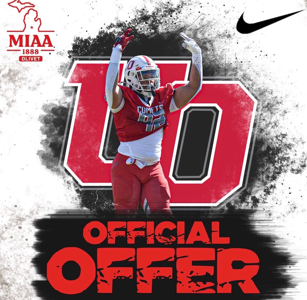 After a great visit, i'm blessed to say I have received a offer from the university of Olivet! Thank you <a href="/CoachIeuter/">Erik Ieuter</a> and the rest of the coaching staff for the opportunity! #AGTG! <a href="/CoachKimble_/">Coach Kimble</a>