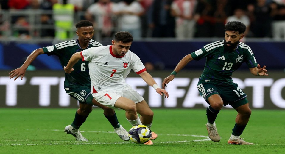 "النشامى" يحرزون الهدف الأول أمام السعودية بتوقيع نزار الرشدان 