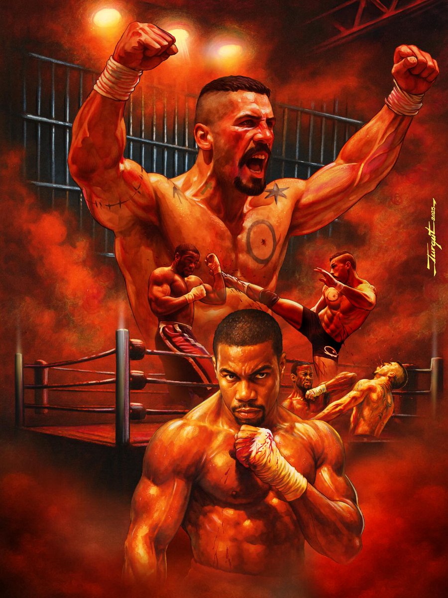 ShaolinJaa's tweet photo. Absolutely fuckin love this poster art 🔥
UNDISPUTED 2: Last Man Standing
Artist: Turgut Ozalp
#michaeljaiwhite #scottadkins #Boyka https://t.co/vCwWdv4v3M