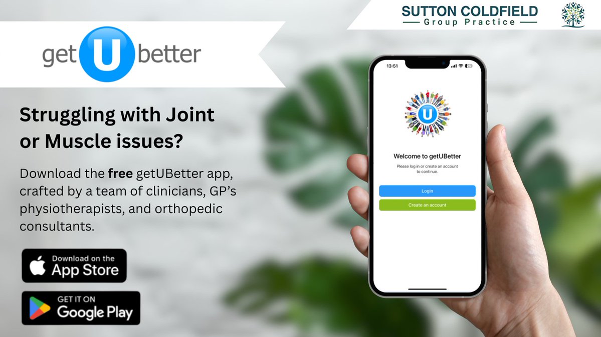 _SCGP_'s tweet image. Got muscle, joint or soft tissue pain? 🤕
From back and neck to hip, knee or ankle — 
getUBetter is your answer

24/7 tailored support Guided exercises Trusted self-management advice.

Start your recovery today!
tinyurl.com/ycxpnd4v

#scgp #GetUBetter #suttoncoldfield