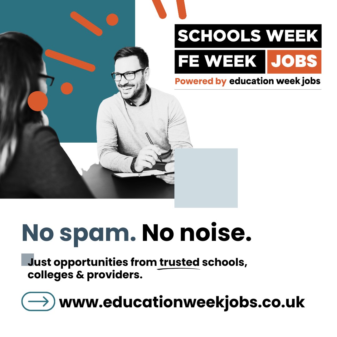 Schools Week & FE Week Jobs tweet media