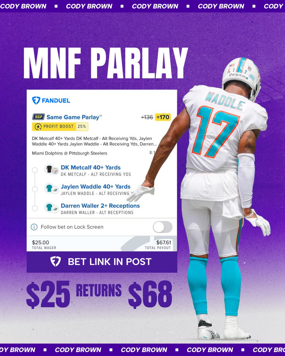 Cody Brown Bets tweet media