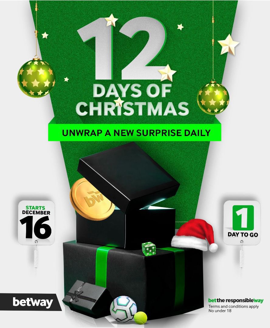 12 days of Christmas with <a href="/Betway_Nigeria/">Betway Nigeria</a> kicks off tomorrow ke? This December don bizza bizza for me already 🥳🔥. 

From Day one i go too active, not missing out on the 12 Days. 12 surprises and unlimited wins

Turn on those notifications 🔔 

#BetwayRewards