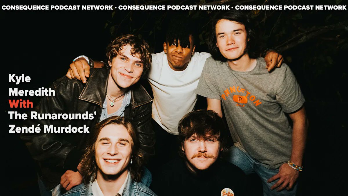 consequence's tweet photo. Zendé Murdock of The Runarounds sits down with Kyle Meredith to discuss how an Outer Banks casting call led to their  band, a Prime Video series, and a sold-out touring act → https://t.co/HRBS7Zrs4i https://t.co/fL92vbZaYp
