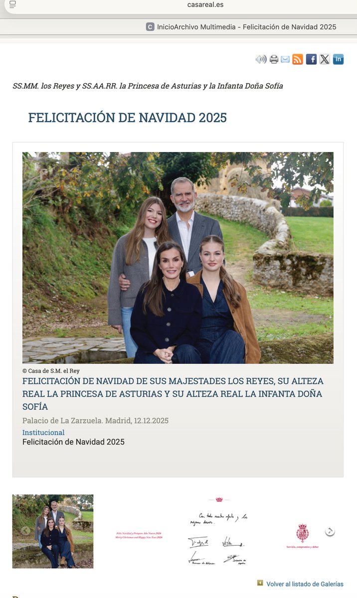 Hoy <a href="/CasaReal/">Casa de S.M. el Rey</a> ha sufrido una campaña de ataque nada menos que referida a su Felicitación de NAVIDAD. Ha resultado muy curioso analizar de dónde ha nacido y por qué vías se ha difundido: Ni respetan al Rey ni la Navidad.
Por cierto, estuvo siempre en la web para contrastar.