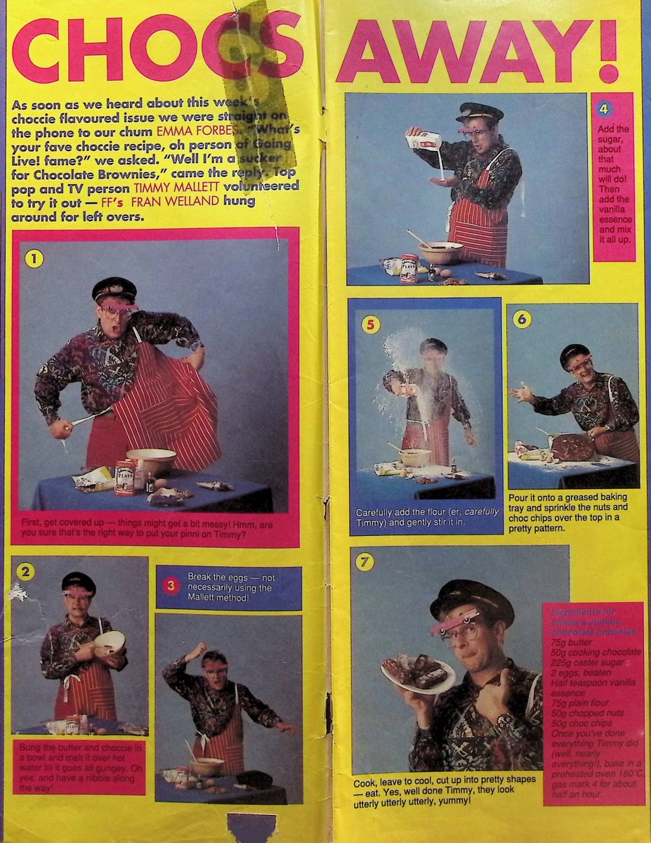 TvDidYouSee's tweet photo. #OnThisDay 16 January 1991 - FAST FORWARD
CHOCS AWAY! Cooking with #TimmyMallet.
NEW KIDS EXCLUSIVE! #AndiPeters chats to Jordan and Jon from #NKOTB.
IT'S BRILLIANT! - Five Children and It is one of our favouritest ever stories! https://t.co/vkaa9bGwf8