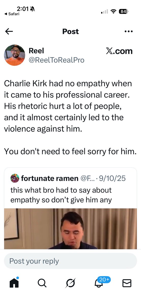 bobschoneman's tweet photo. Both of these posts lack empathy and decency. Wrong is wrong regardless of which jersey the author is wearing. https://t.co/cEUY9xfnCH