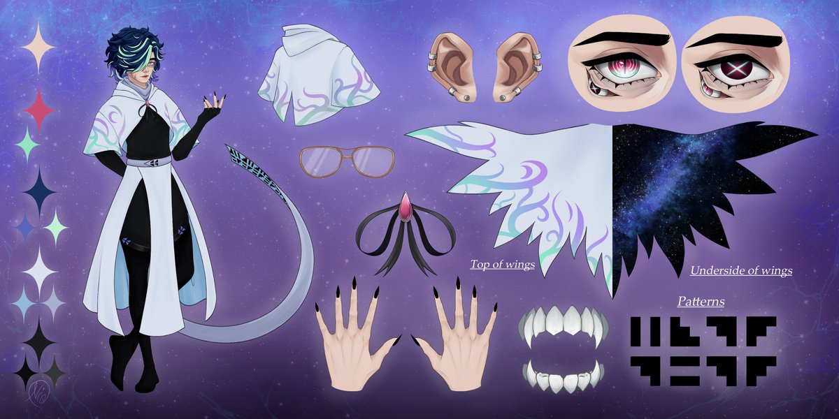 ItDoBeNix's tweet photo. @zachibee Heya Zachi!
The first 2 are the original design and the 3rd one is gonna be an alt version which is more similar to me IRL :> https://t.co/vBXZxAlolZ