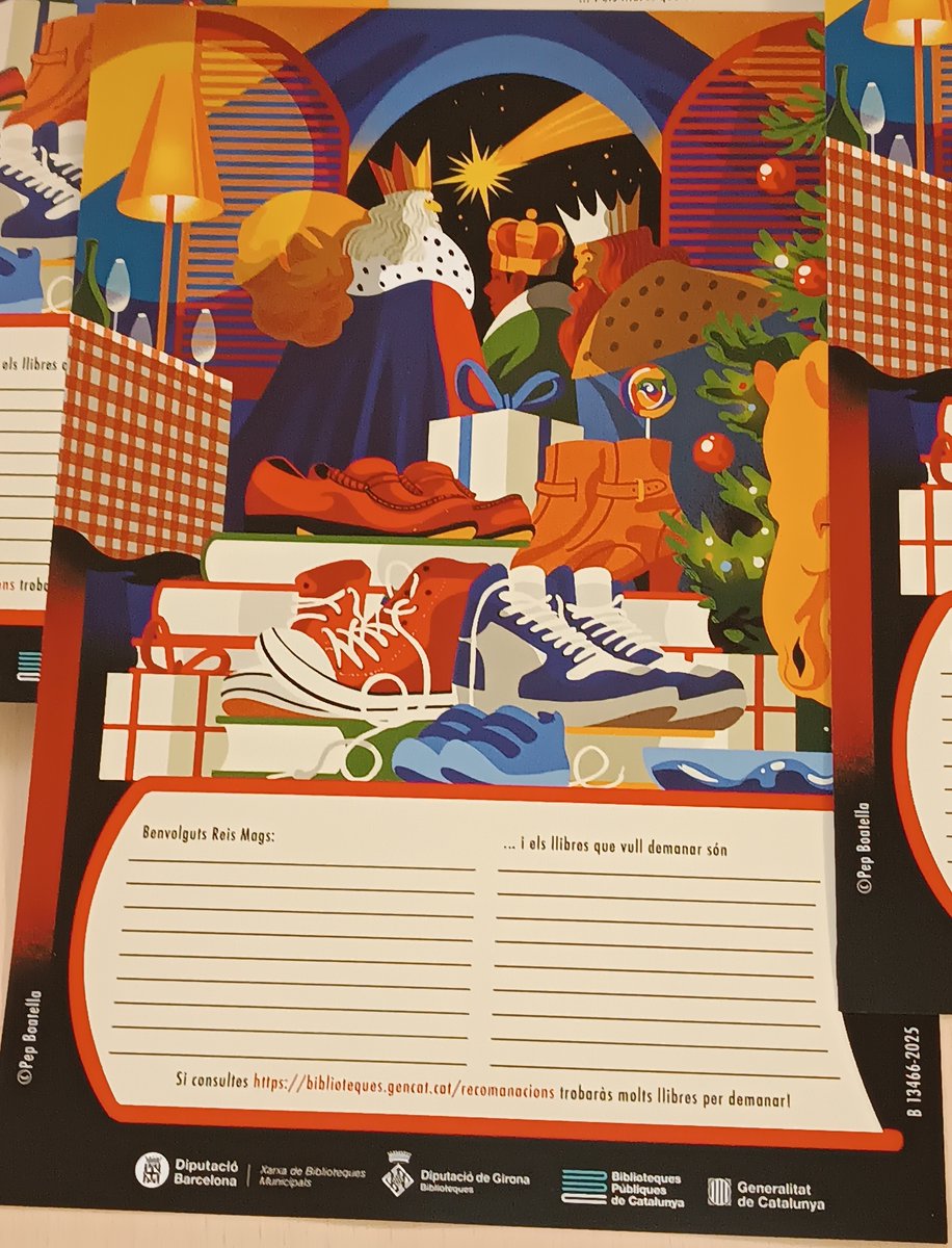 𝑨 𝒍𝒂 𝑩𝒊𝒃𝒍𝒊𝒐𝒕𝒆𝒄𝒂 𝒅𝒆 𝑭𝒍𝒊𝒙 𝒋𝒂 𝒆𝒔 𝒓𝒆𝒔𝒑𝒊𝒓𝒂̀ 𝒎𝒂̀𝒈𝒊𝒂!🎁🎁🎁
Els Reis d’Orient han enviat unes cartes molt especials només per a vosaltres! Vine a buscar la teva carta @BiliotecaFlix i escriu-hi  els teus desitjos!! 
<a href="/AjuntamentFlix/">Ajuntament de Flix</a> 
<a href="/bibliotequescat/">Biblioteques</a>