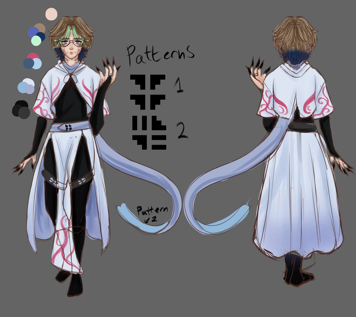 ItDoBeNix's tweet photo. @zachibee Heya Zachi!
The first 2 are the original design and the 3rd one is gonna be an alt version which is more similar to me IRL :> https://t.co/vBXZxAlolZ
