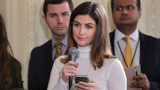 🚨BREAKING: President Trump is rightfully contemplating revoking CNN reporter Kaitlan Collins’ press pass due to her persistent interruptions and blatant disrespect toward him.

Do you support President Trump on this matter?

YES or NO?