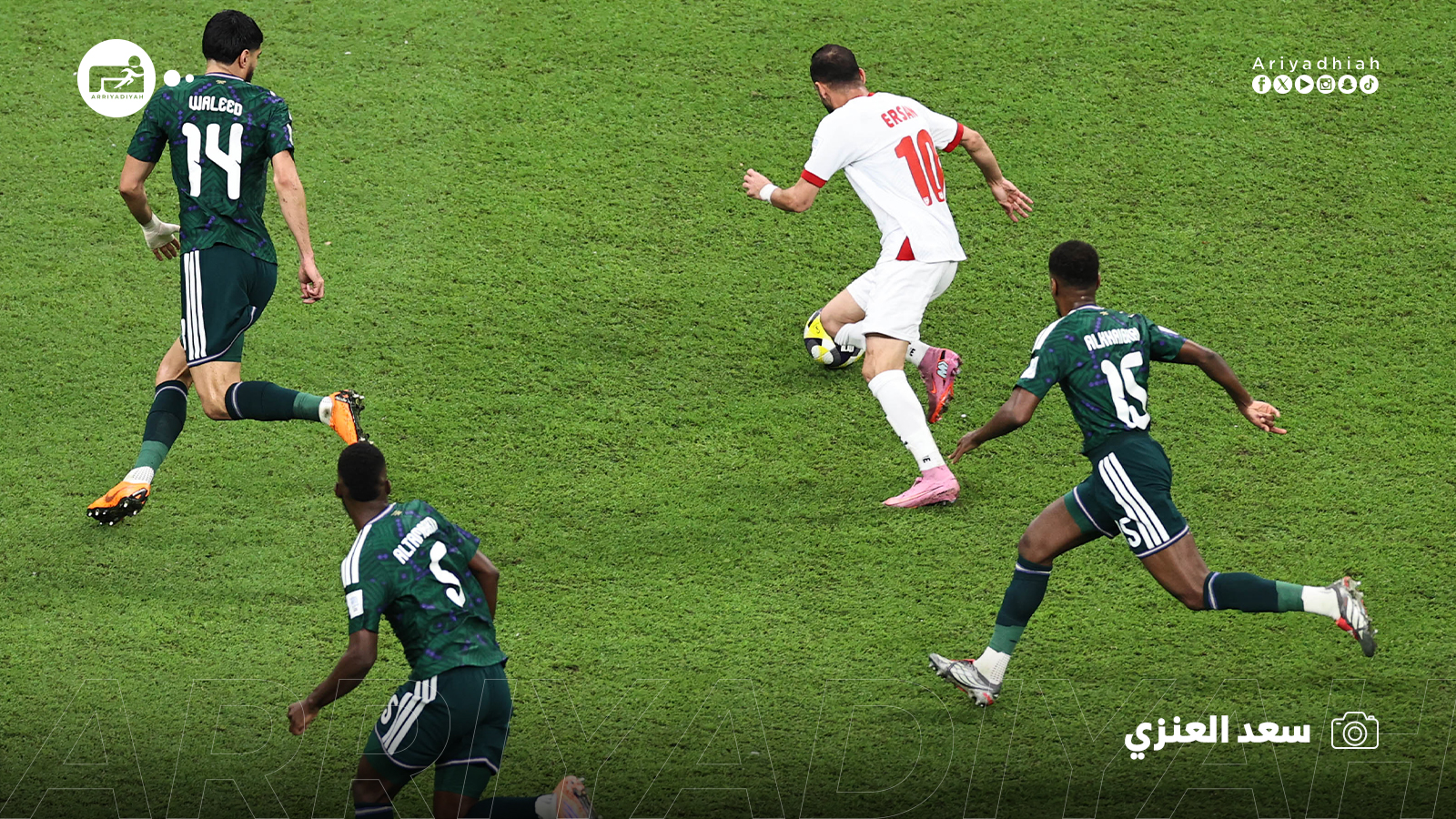 الأخضر خلال مشاركته في كأس العرب : استقبل هدفا في جميع مبارياته #السعودية_الأردن 