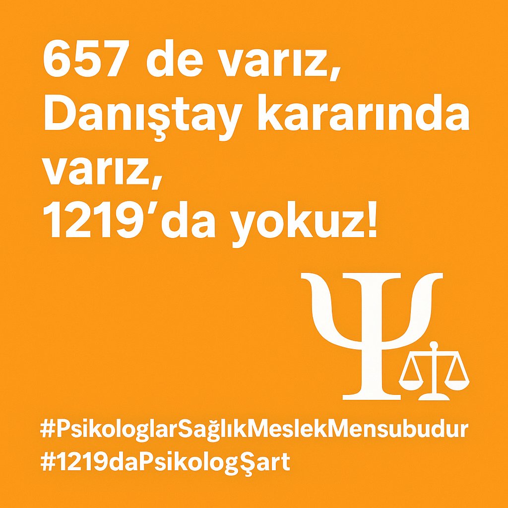 #SağlıkMeslekMensubuPsikologlar
#TPDartıkhareketegeç