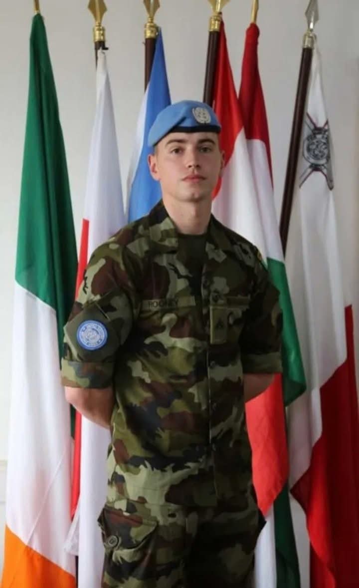 _Mark_Keane's tweet photo. Today, we remember Private Sean Rooney , his commitment and service , and professionalism have left a lasting mark on all those who knew and served with Sean. Sean may be gone from our ranks, but Sean will never be forgotten.  #remberance https://t.co/ziwiZLwIF1